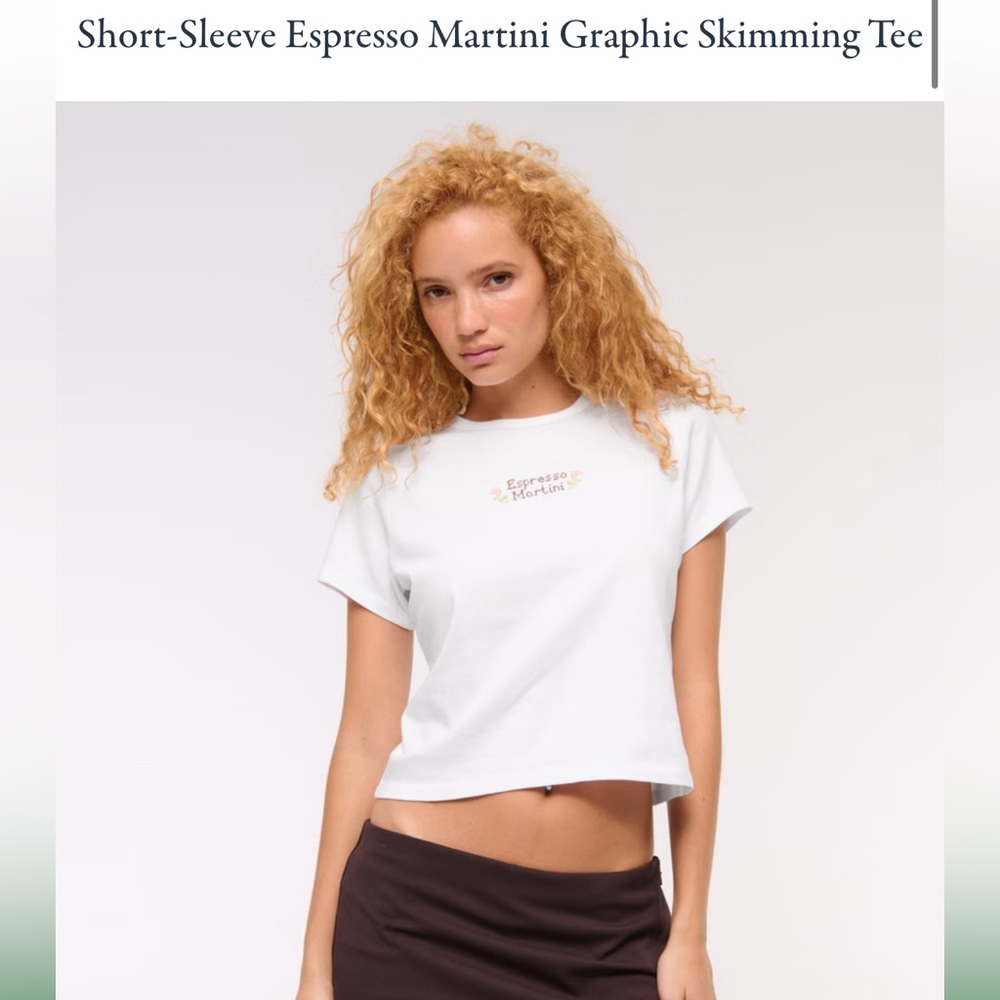 Abercrombie & Fitch Espresso Martini Graphic Tee